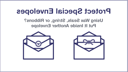 Protect Special Envelopes: Using Wax Seals, String, or Ribbons? Put it inside another envelope.